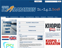 Tablet Screenshot of finlandicemarathon.com